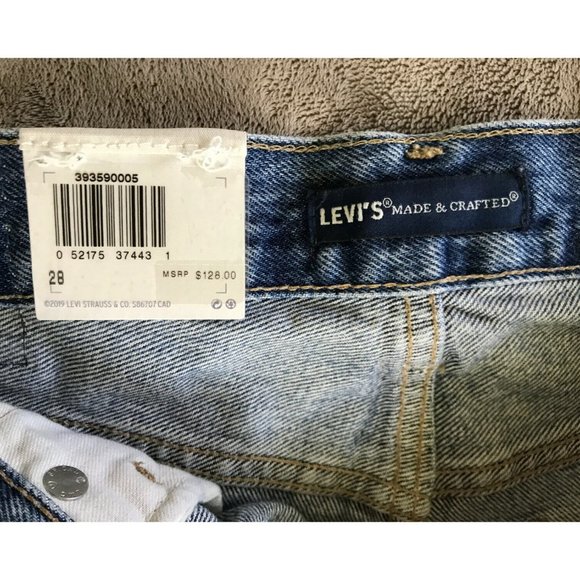 Levis Western Frayed Cut off Jean Shorts Hi-Rise - Picture 11 of 13